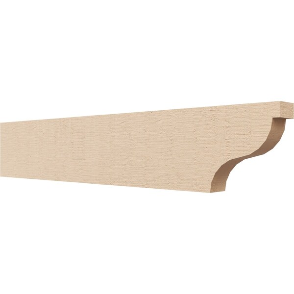 Ekena Millwork 2in. W x 6in. H x 32in. L Garner Woodgrain TimberThane Rafter Tail, Primed Tan RFTUR02X06X32GARRCPR - main